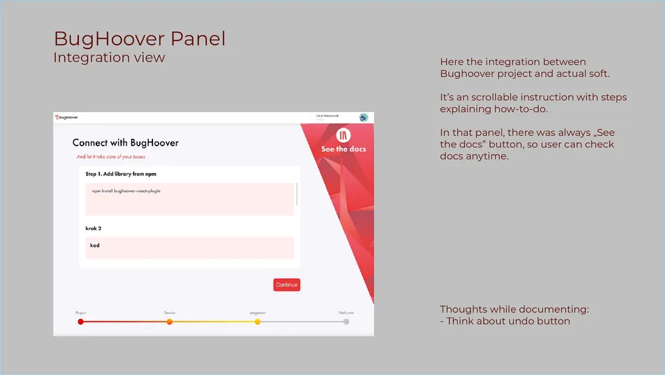 BugHoover: Integration view