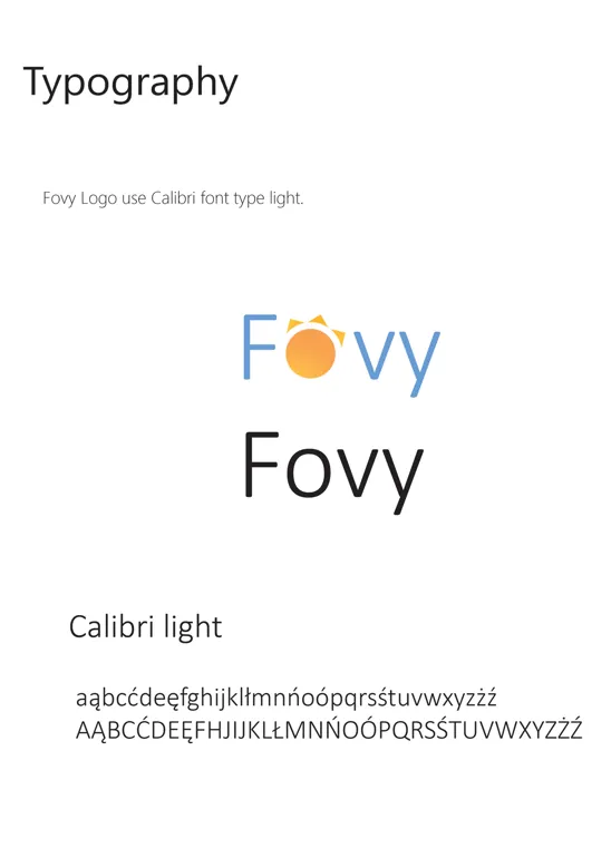Fovy: Typography