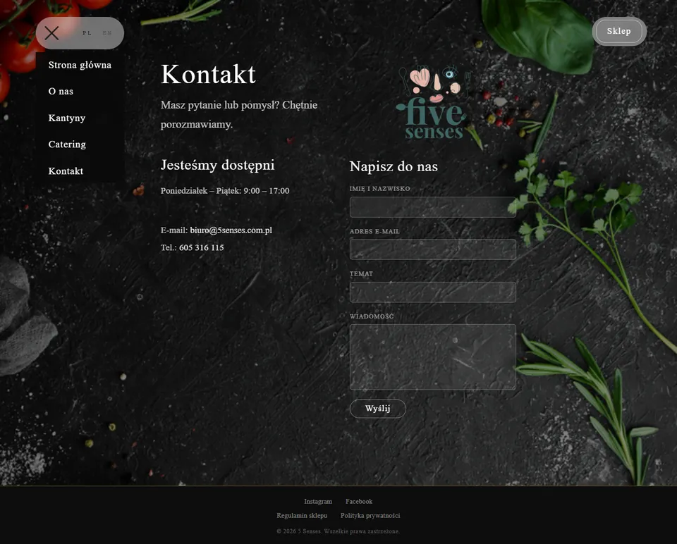 5Senses: 5senses.com.pl/kontakt.html